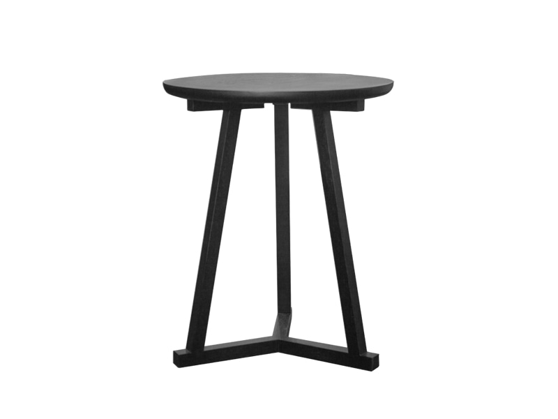 ETHNICRAFT Oak Tripod Side Table 오크 트라이팟 사이드 테이블(블랙)