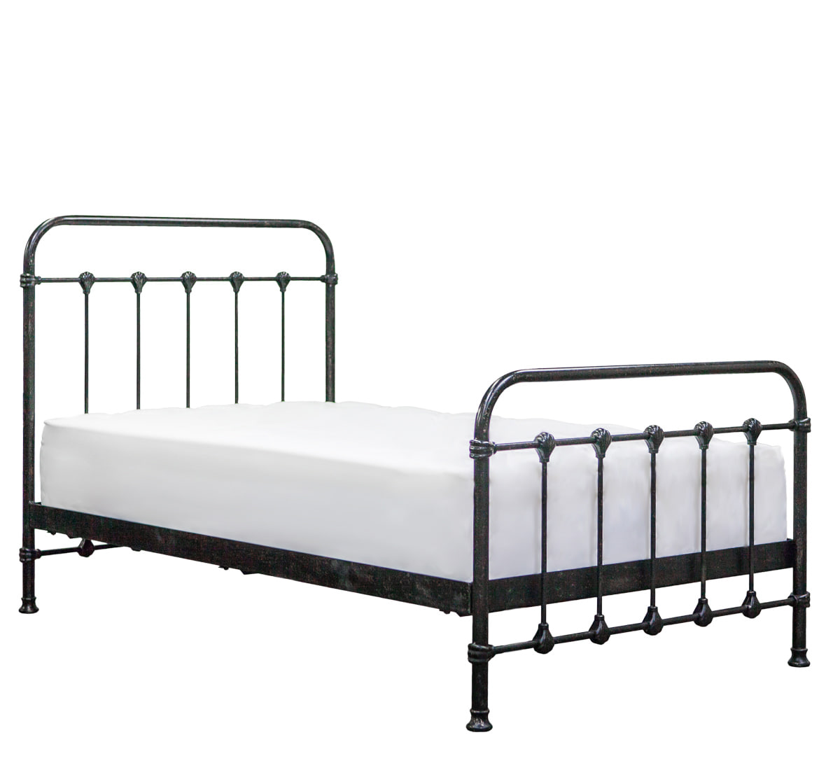 Metal Bed  철제 침대 (SS/Q) (빈티지 블랙)