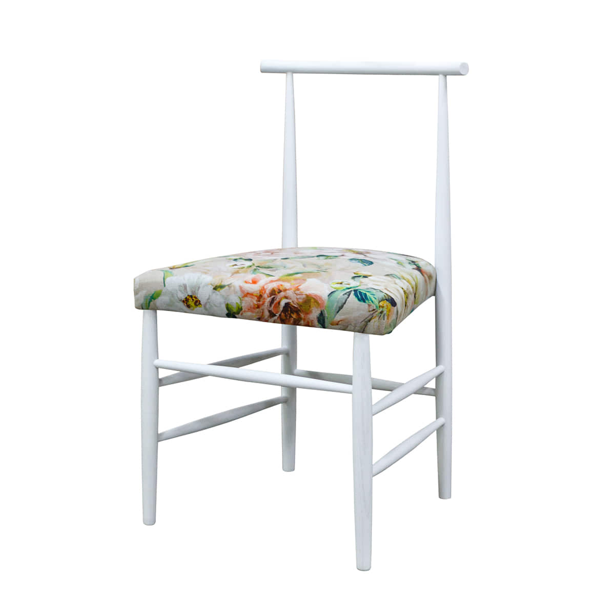 Zacc collection by SEDEC Cane Dining Chair 케인 식탁 의자 -W259 (화이트)  FABRIC BY DESIGNERS GUILD, UK 