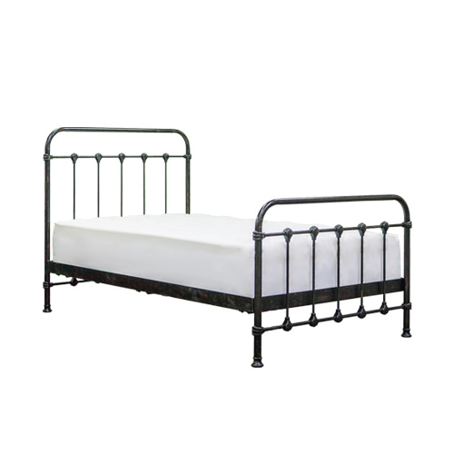 Metal Bed  철제 침대 (SS/Q) (빈티지 블랙)