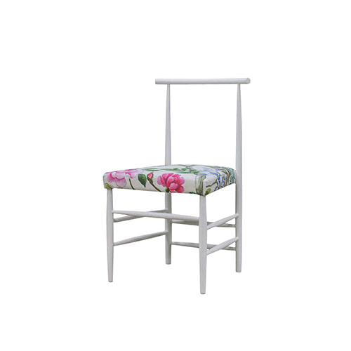 Zacc collection by SEDEC Cane Dining Chair 케인 식탁 의자 -W268 (화이트)  FABRIC BY DESIGNERS GUILD, UK 